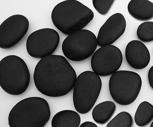 San Diego Jet Black pebbles