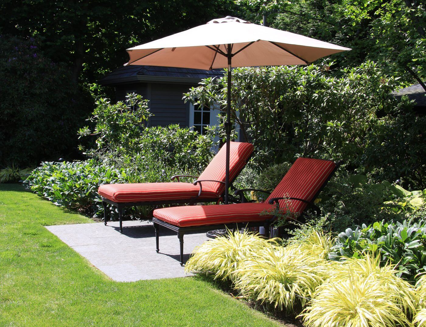 Beach Pebbles - Shaded Backyard Scaled