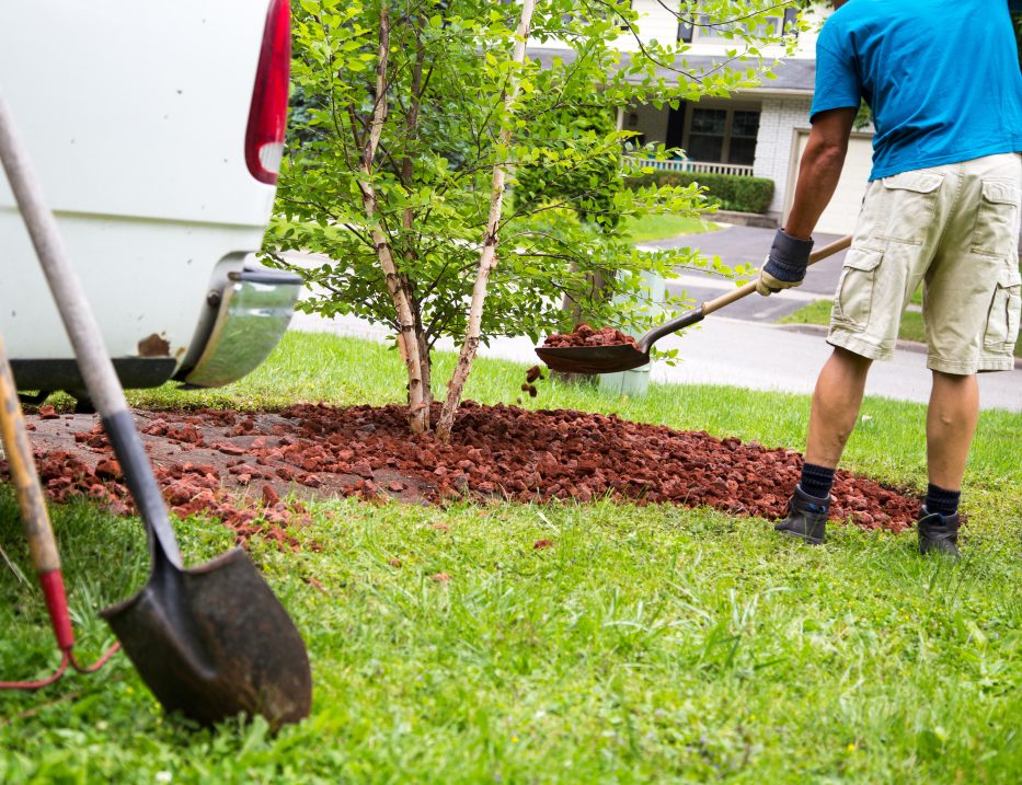 How to Prepare the Ground for Landscaping Rocks