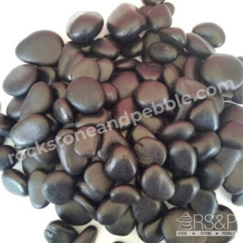 Polished Black Pebbles