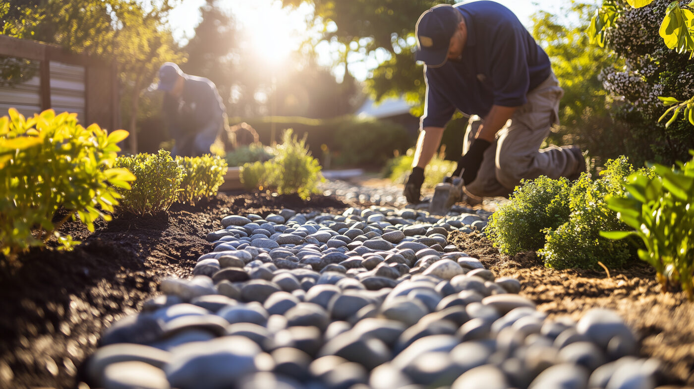 How Much Do Landscapers Charge to Lay River Rock?