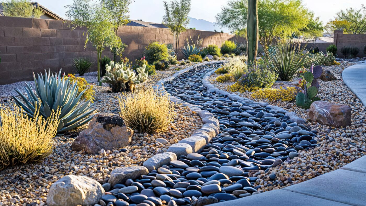 How Do I Create a Dry Riverbed Landscape?