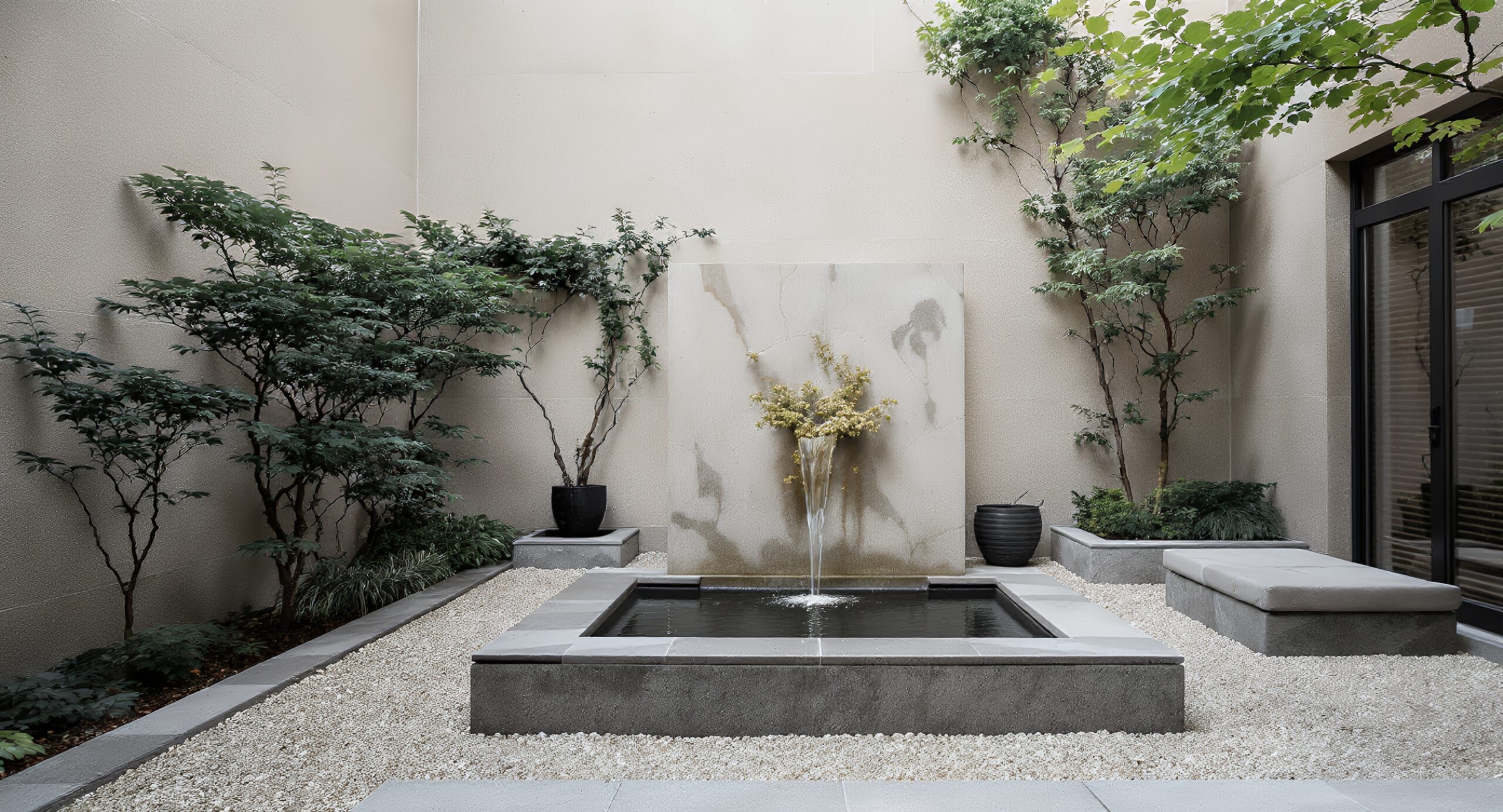Backyard-Fountain-with-Mexican-Beach